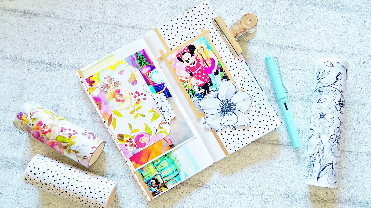 5 Ways to Use Altenew's Washi Tapes on a Traveler's Notebook