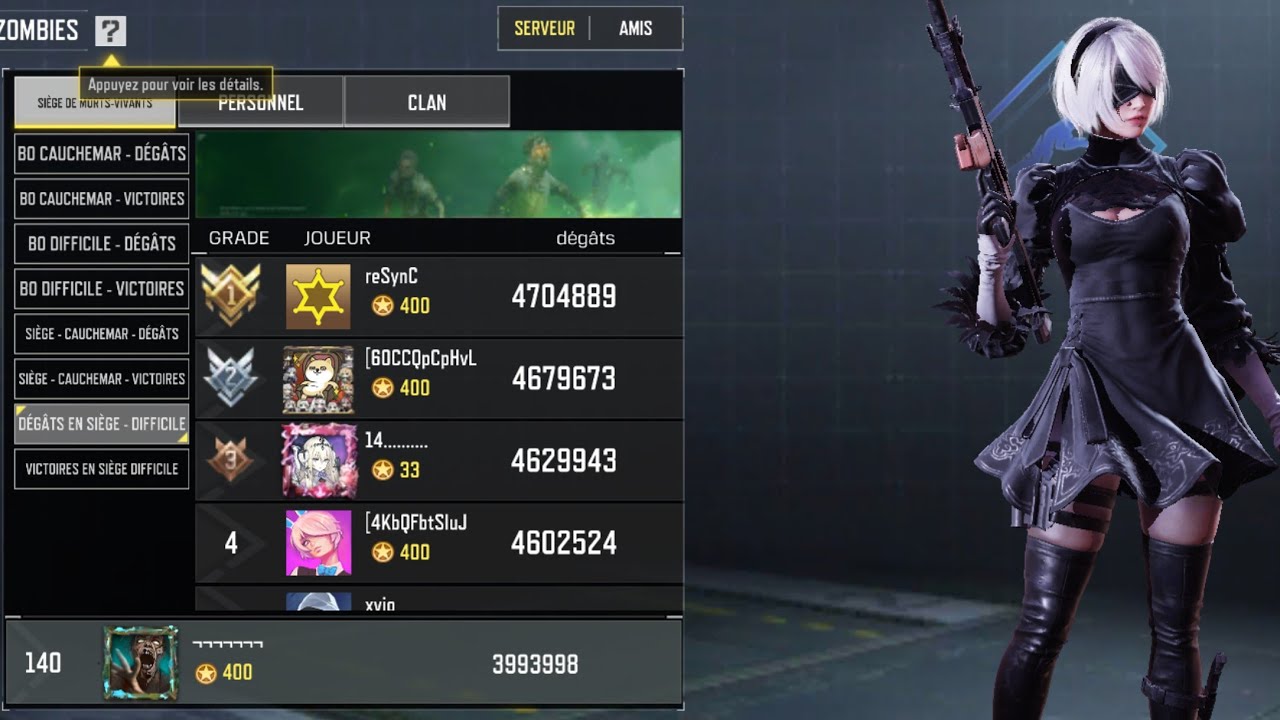 Undead Siege Hard: 3.993M Damage !