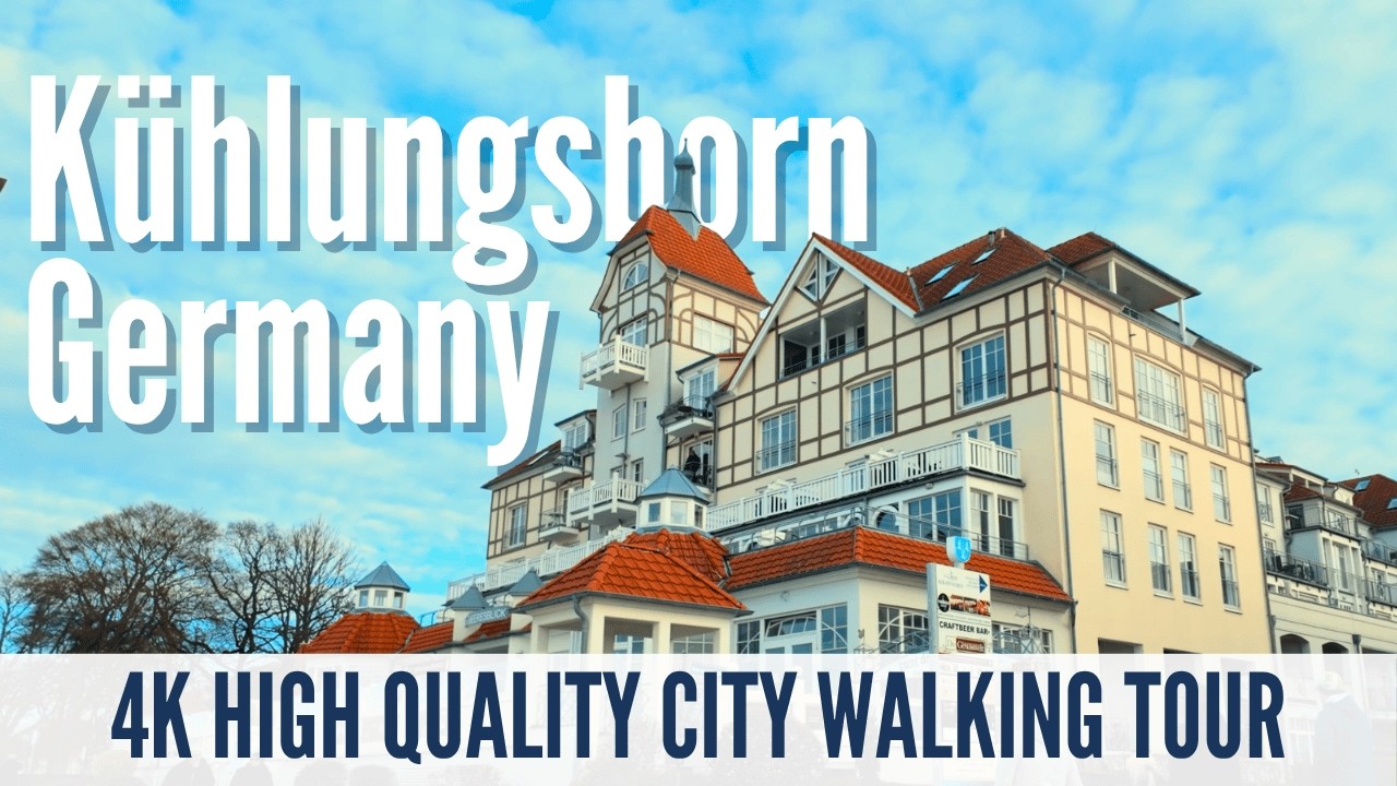 КЮЛУНГСБОРН, Германия Балтийское море 4К Walking Tour | Прогулка по городу