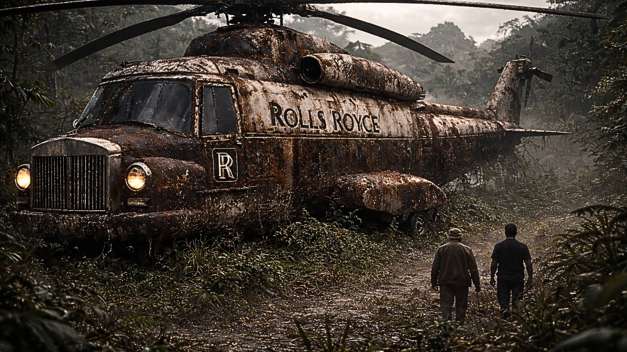 “Abandoned 1978 Rolls Royce Phantom Rescue Helicopter Rebuilt from Rust  Full ASMR Restoration”