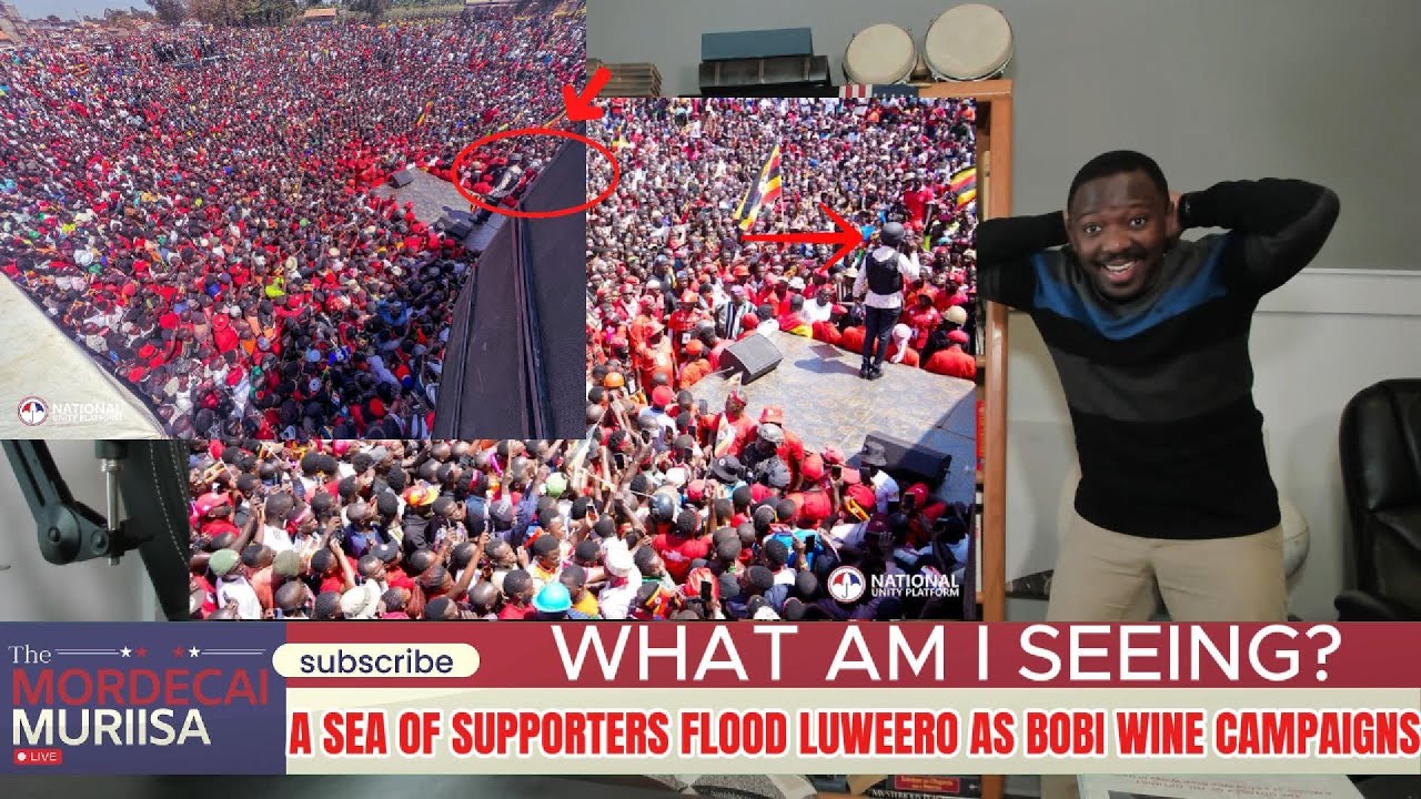 What Am I Seeing?: A Sea of Supporters Flood Luweero as Bobi Wine Campaigns.