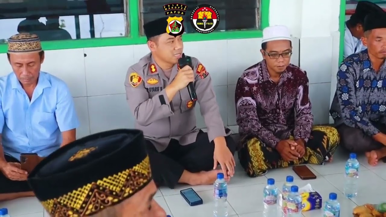 BUKA PUASA BERSAMA DAN SAFARI RAMADHAN DI MASJID AL FALAH SP IV POLRES WAROPEN