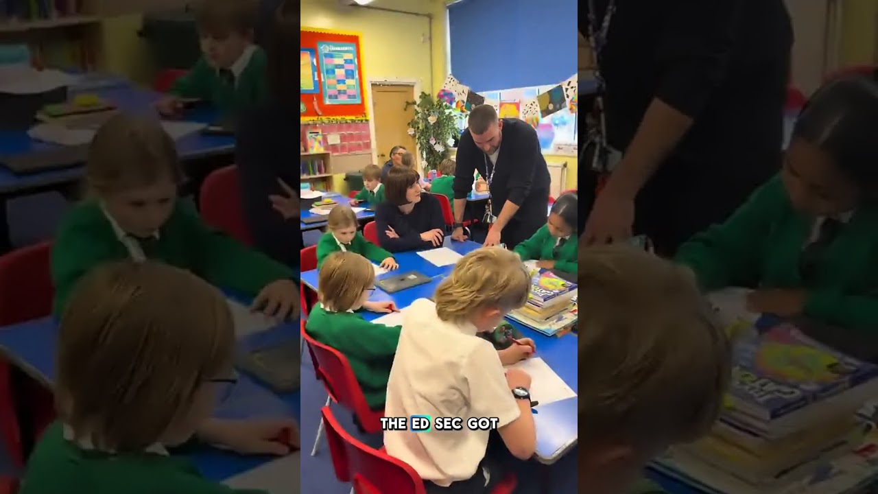 A day in the life of a primary school teacher with a special visitor in school today
