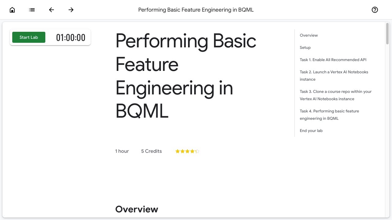 Performing Basic Feature Engineering in BQML