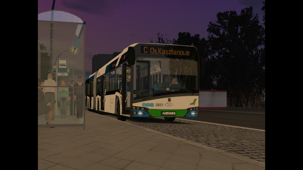 OMSI 2 | Szczecin Linia C Plac Rodła - Os.Kasztanowe