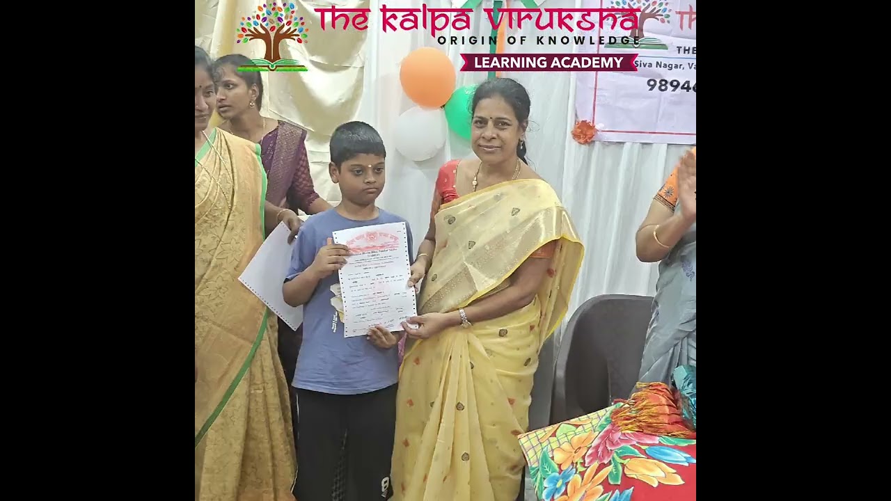 Prize Distribution Event at The Kalpaviruksha Learning Academy #prize #achievement #pridemoment