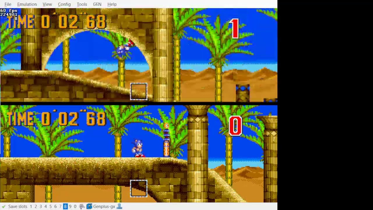 Sega Genesis Speedrun #49: Sonic 3 & Knuckles Competition Mode, Speedup Glitch, 0:42.567. 4pp