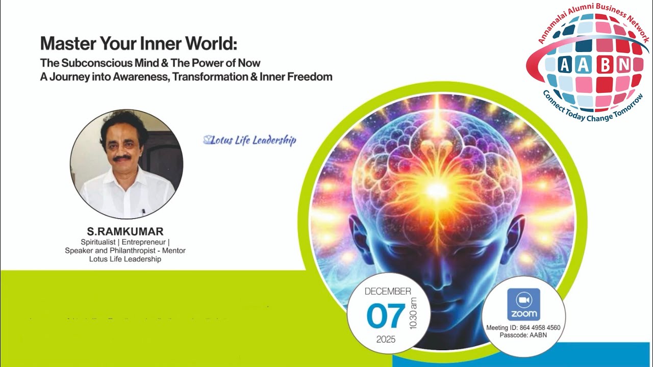 237 - Master Your Inner World - Ramkumar S