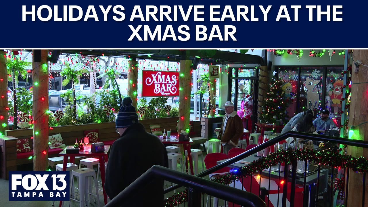 New pop-up bar bringing Christmas joy to downtown St. Pete