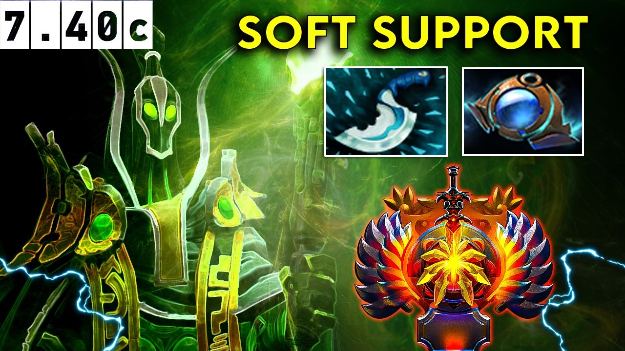 Rubick Immortal Soft Support - Dota 2 Patch 7.40c Pro Pub Gameplay