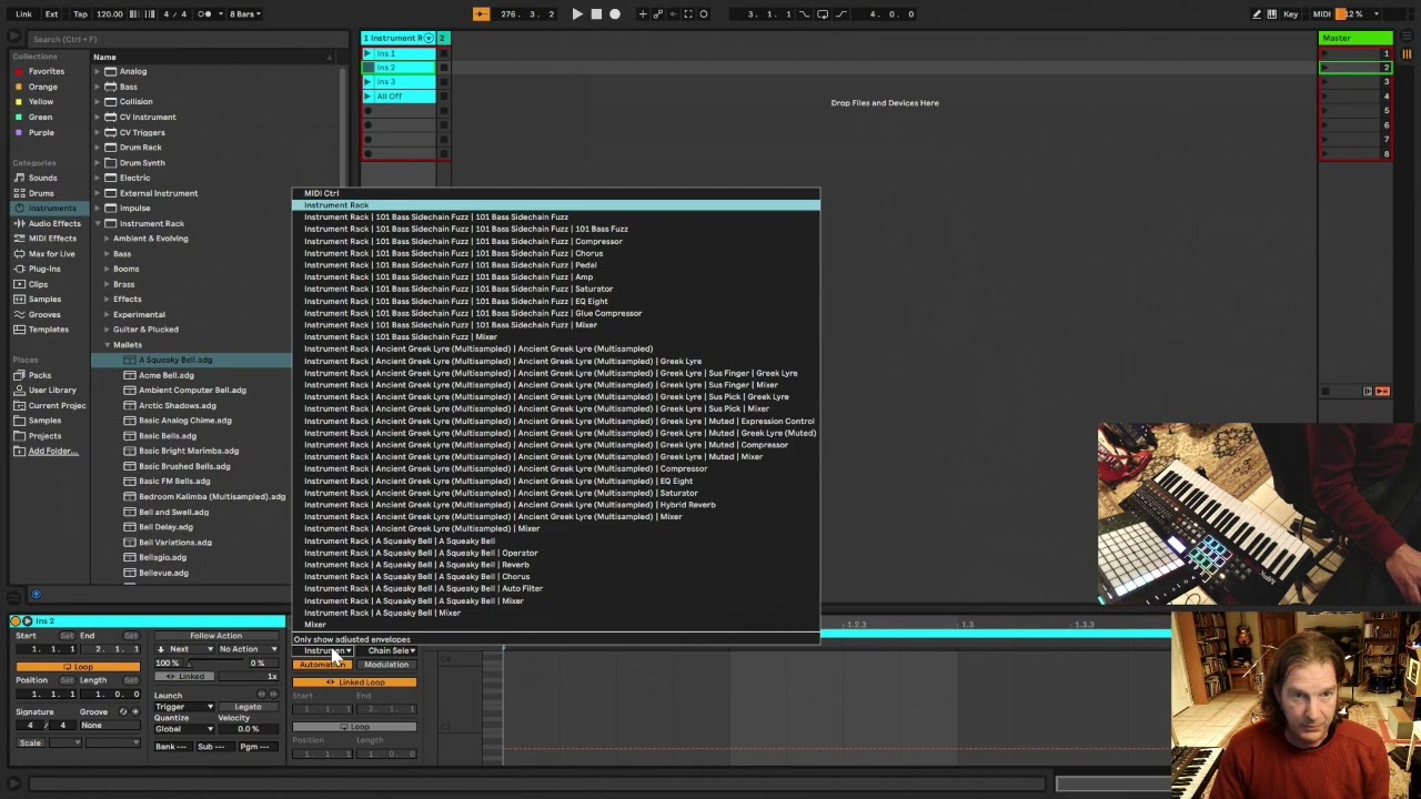 Ableton Live Instrument Rack Setup for Live Performance