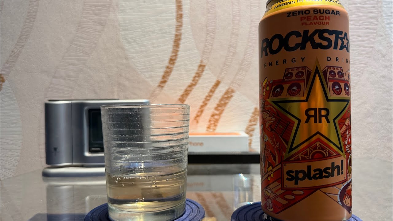 Let’s Taste #64 Rockstar Energy PEACH Flavor