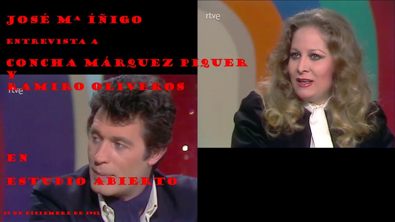 1982 1229 José Mª Íñigo entrevista a Concha Márquez Piquer y Ramiro Oliveros