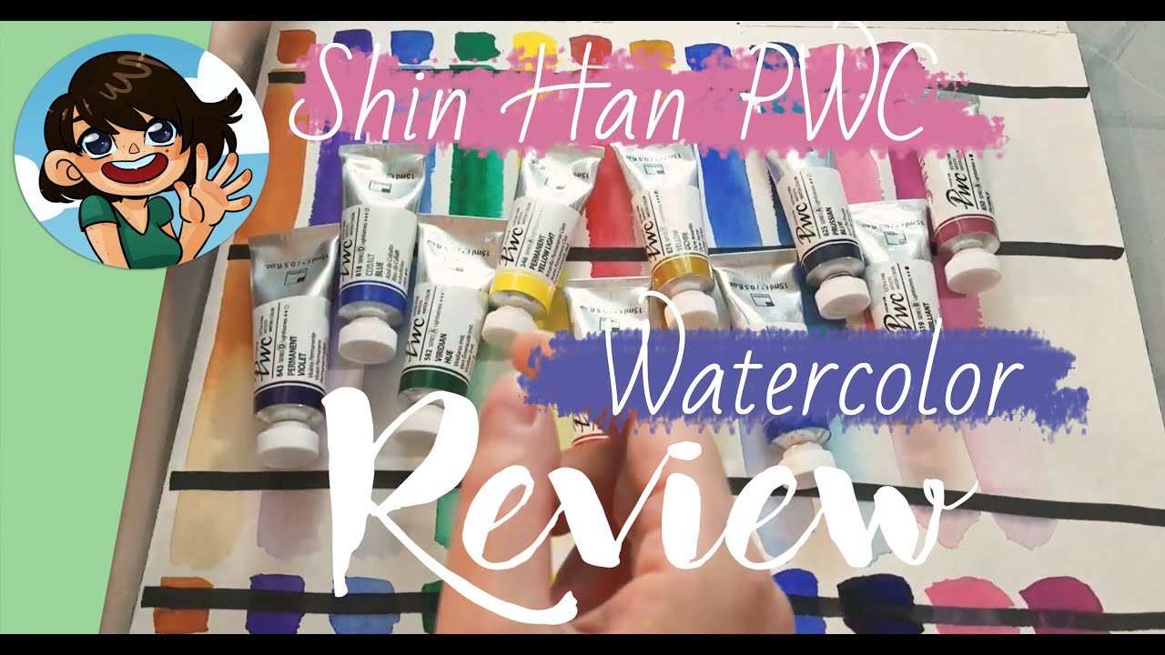 ShinHan PWC Watercolor Unbox and Swatch