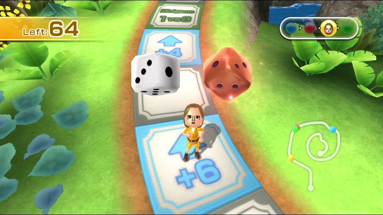 Wii Party (Nintendo Wii) Board Game Island as Abe