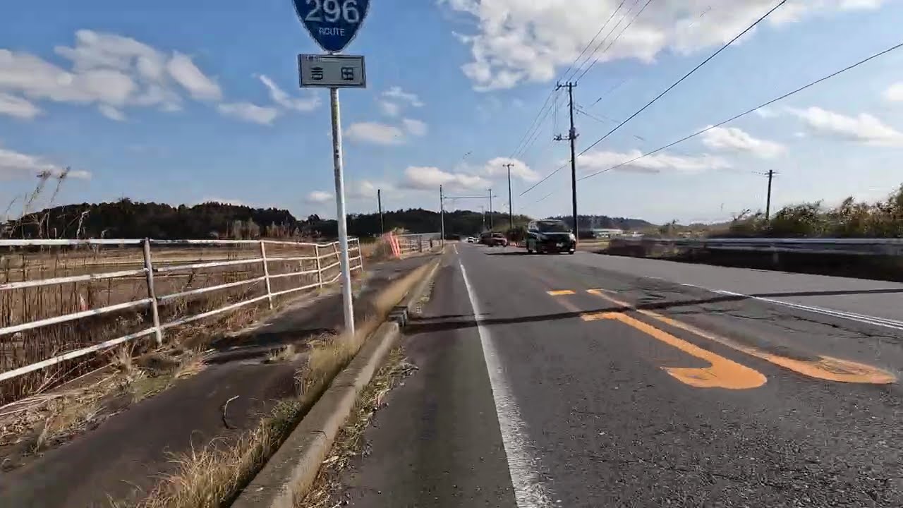 Japan Cycling | National Route 296, Roadside Sta. Tako→National Route 296 Ent. | 4K | January 2026