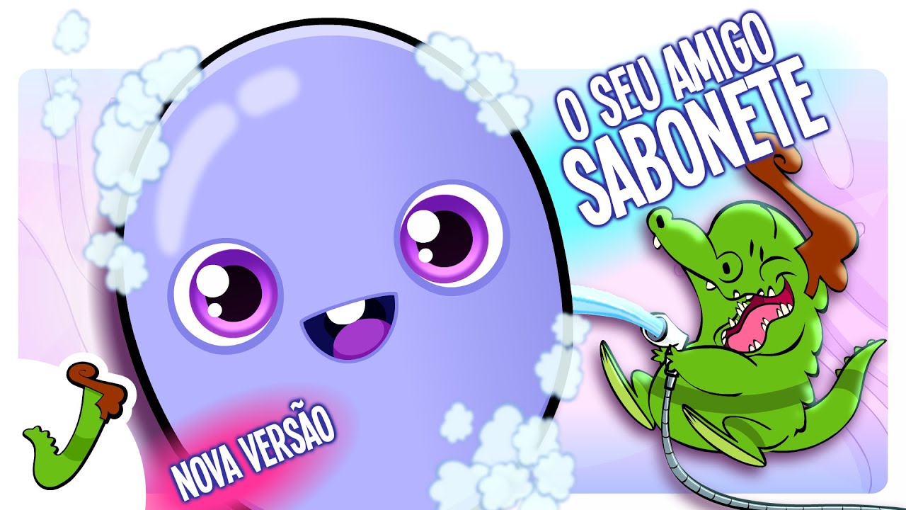 Canção do Sabonete - NOVO CLIPE ANIMADO - Jacarelvis e Amigos