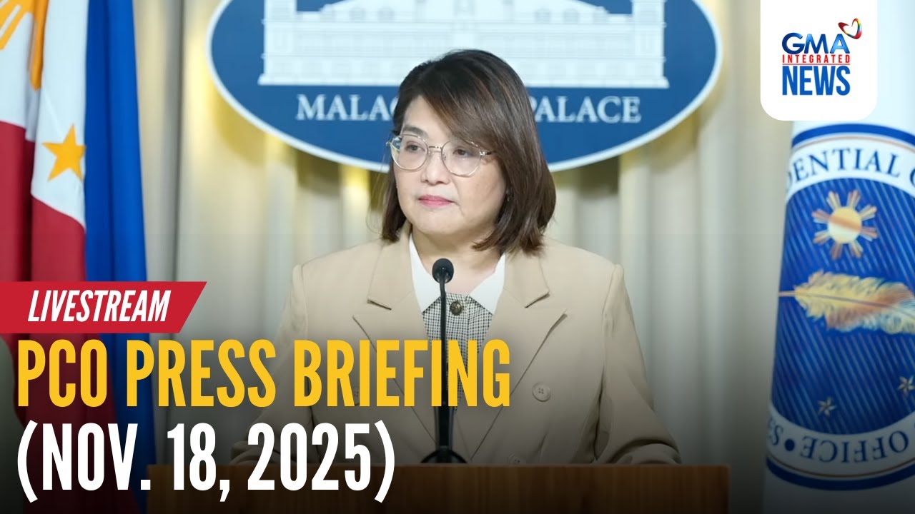 LIVE - PCO press briefing (Nov. 18, 2025) - Replay | GMA Integrated News