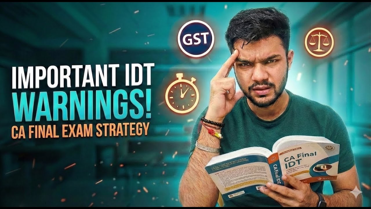 Strategy to tackle the TOUGHEST CA final INDIRECT TAX Paper !! Jan 2026 Learnings !!