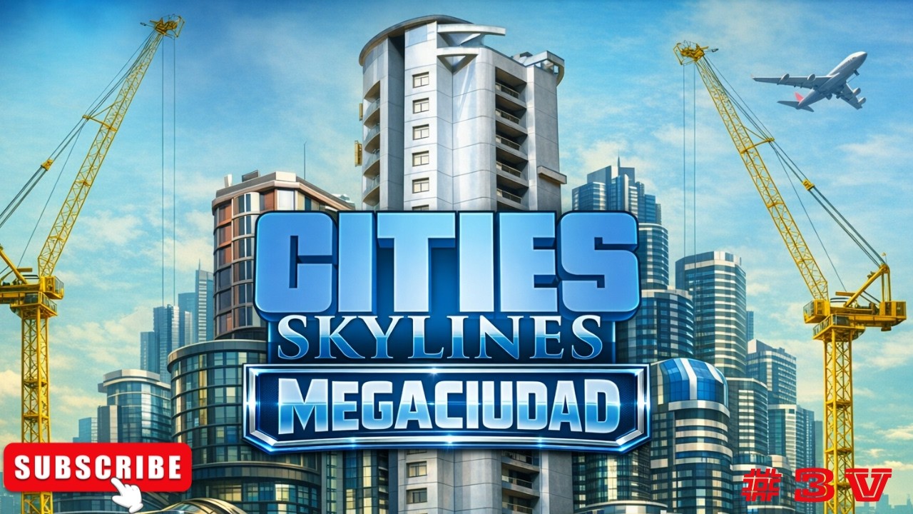 CREAMOS UNA MEGACIUDAD EN CITIES SKYLINES # 3 V #CITIES SKYLINES#GAMEPLAY#SPARKO_47