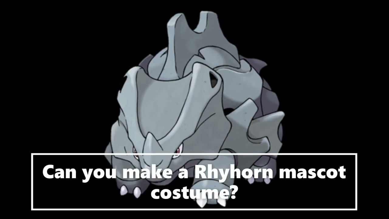 Making A Rhyhorn Pokemon Mascot Costume In 2024 Request (Draw A Concept) #mascotcostume #concept
