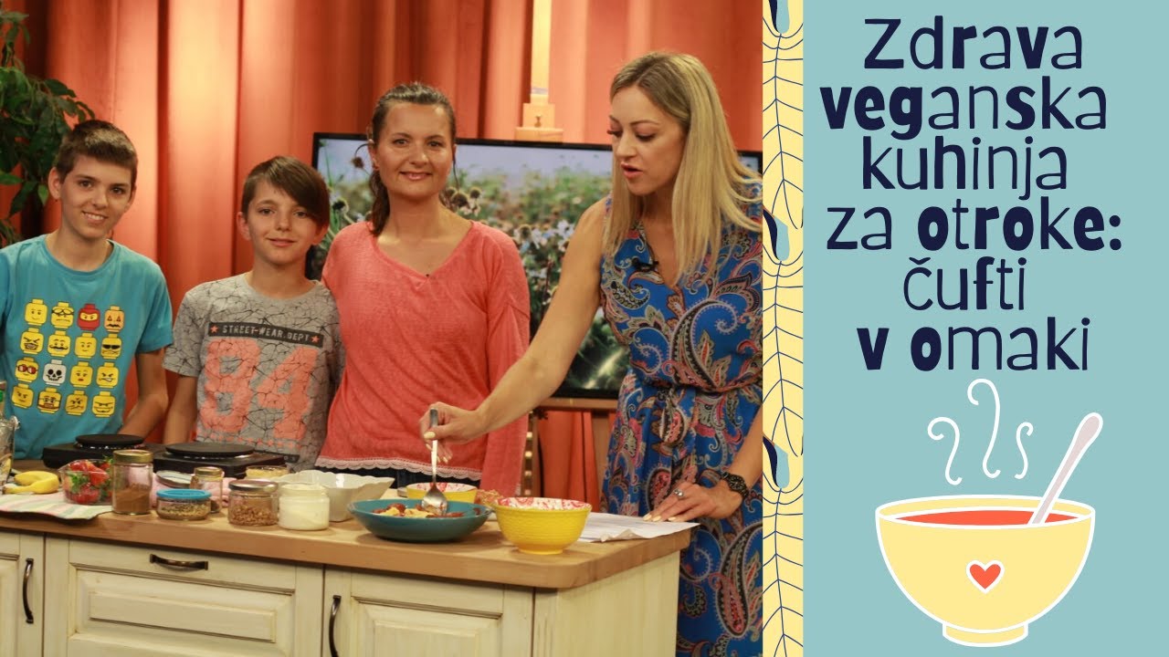 Zdrava veganska kuhinja za otroke: čufti v omaki; Suzana Rizani Ropo&scaron;a, VEGIZAVER