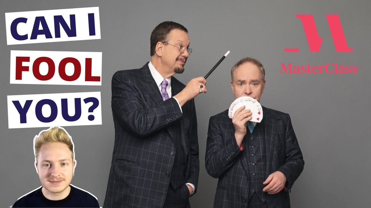I TRIED The PENN & TELLER MasterClass - Can I FOOL You?