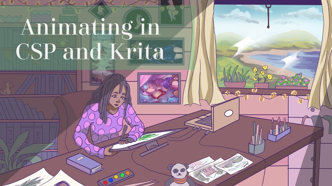 Animating with Clip Studio Paint Pro and Krita