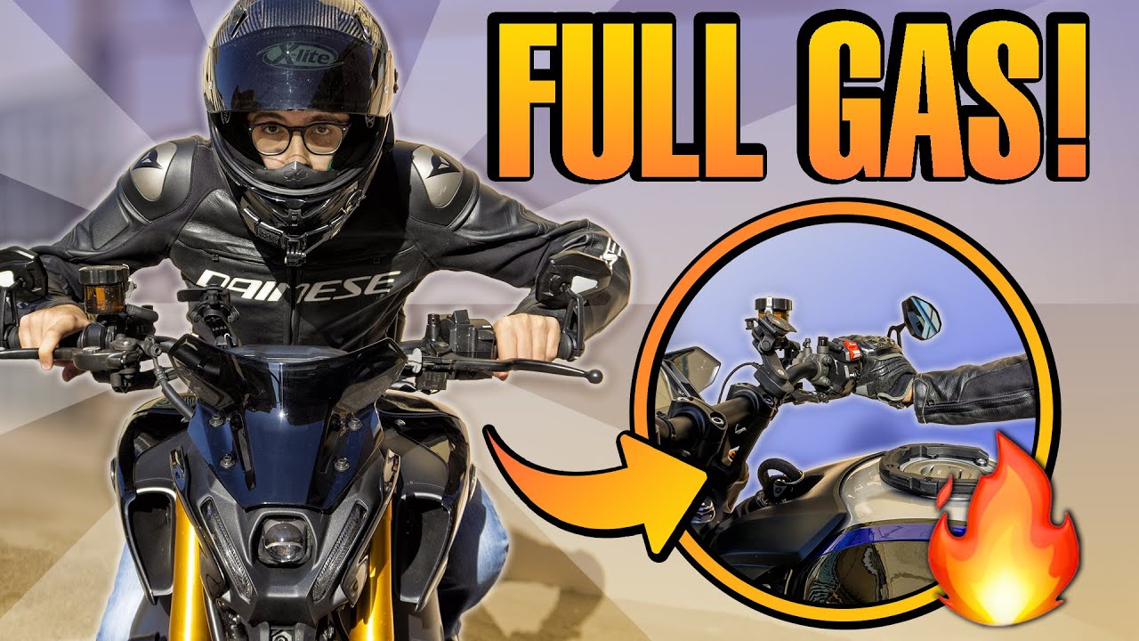 REACTION al FULL GAS della MIA NUOVA MOTO - Yamaha MT 09 SP (2021)