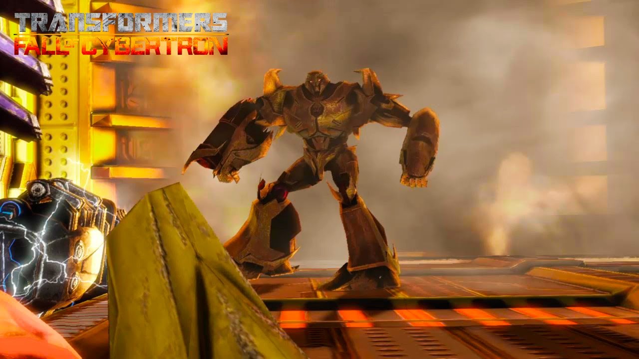 Transformers Prime: Fall Of Cybertron - Мегатрон против Оптимуса Прайма - Геймплей!