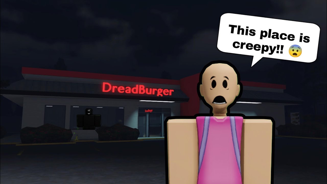 Работаю в DreadBurger на Roblox!! 😨 *ЖУТКО* | Roblox Midnight Burger