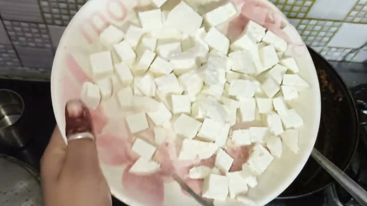 Matar paneer recipe 