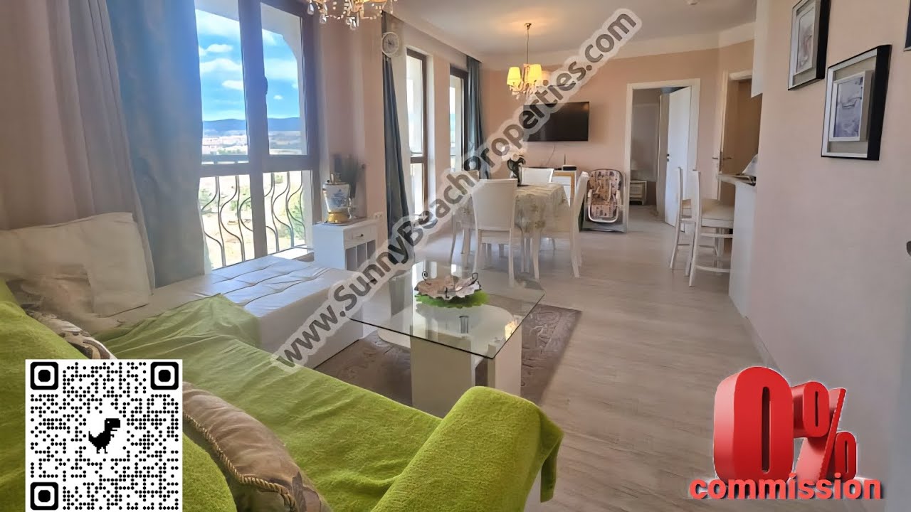 Luxury furnished 2BR 2BA apartment for sale Harmony Suites Dream Island Sunny beach Bulgaria 