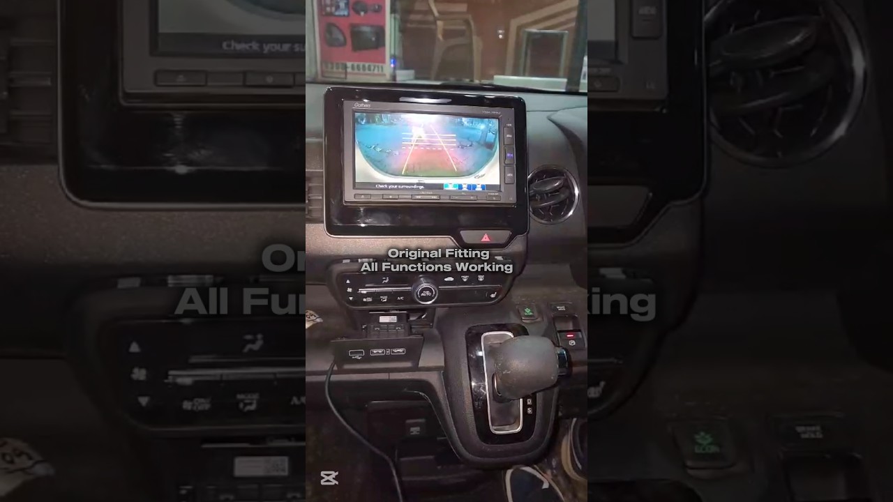 Honda N WGN Original Gathers Vxm184ci Player Installed All Function Working #honda #nwgn #player