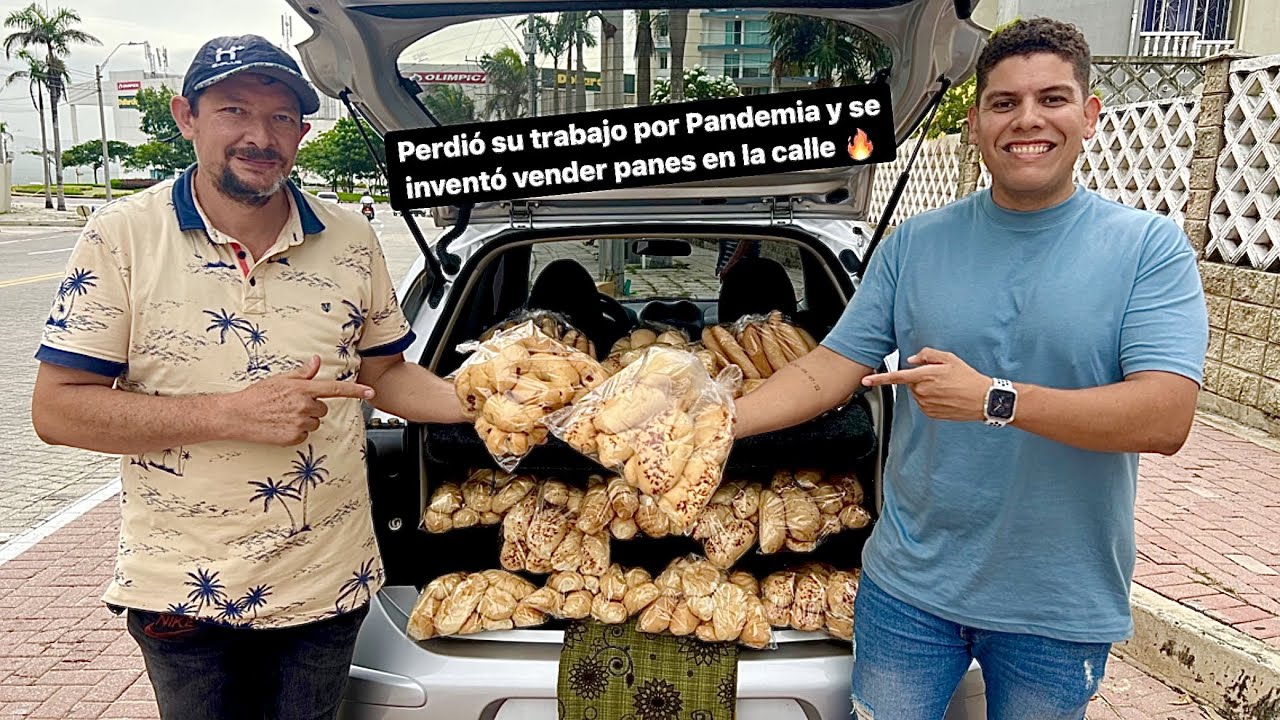 Los Panes callejeros de RUBEN en Barranquilla 🍞 Perdió su trabajo y se inventó este