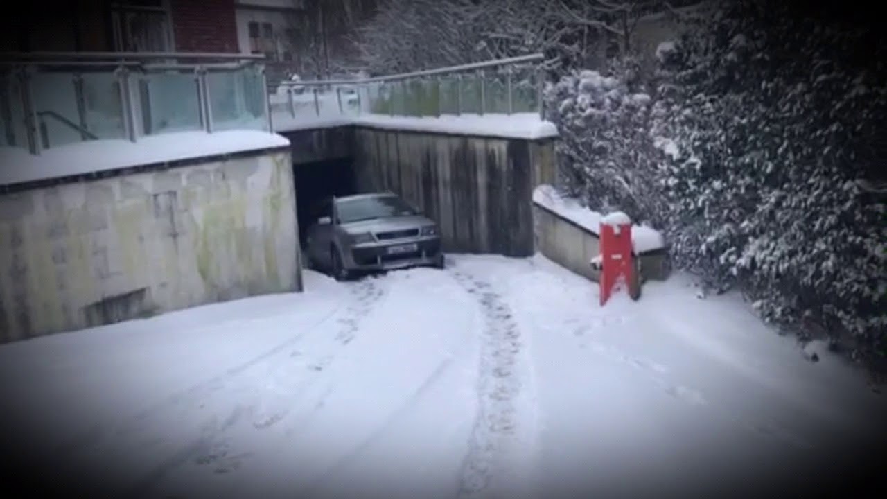 Audi A6 All Road 2.5 Quattro 4x4 destroying snow in Ireland