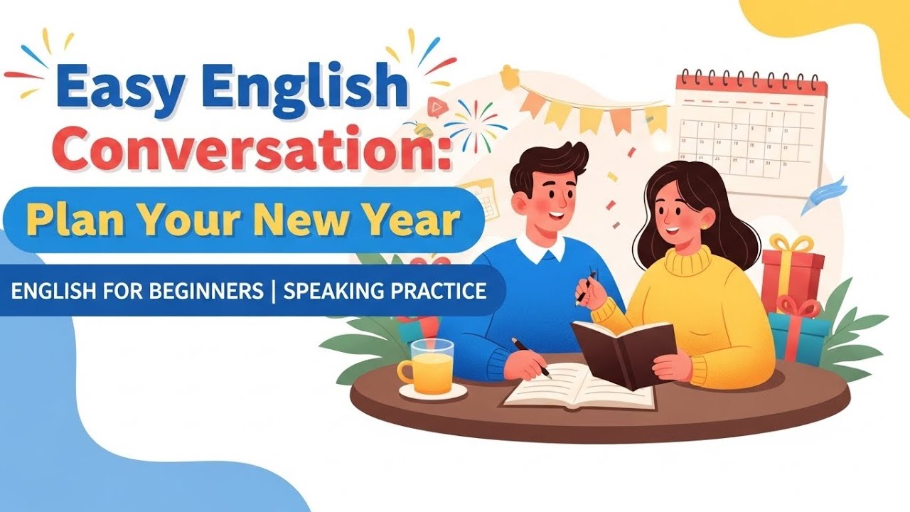 Easy English Conversation: Plan Your New Year | English for Beginners | Speaking Practice