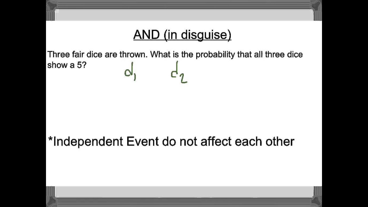Probability of Combined Events