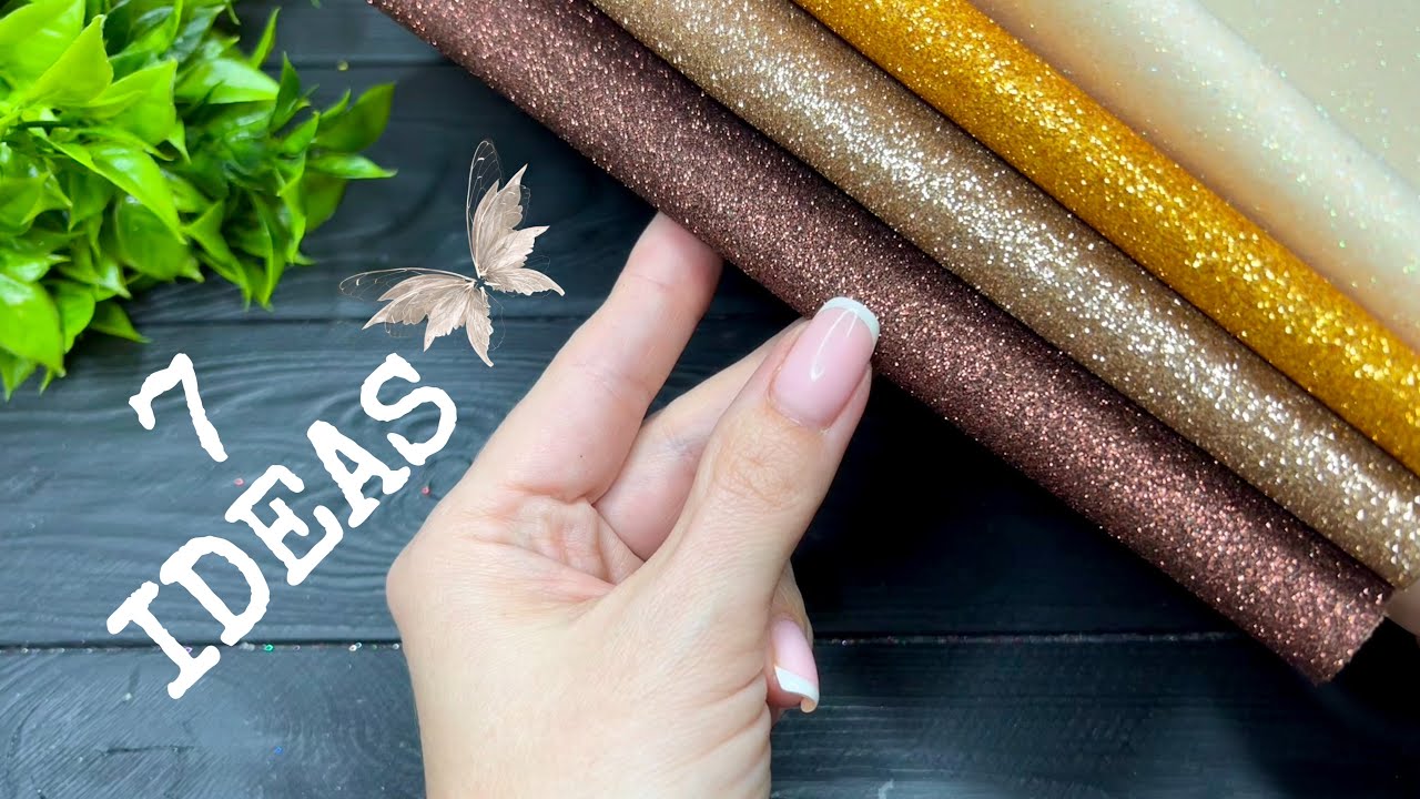 💥7 ИДЕЙ💥 Бабочки из фоамирана Glitter foam sheet craft ideas