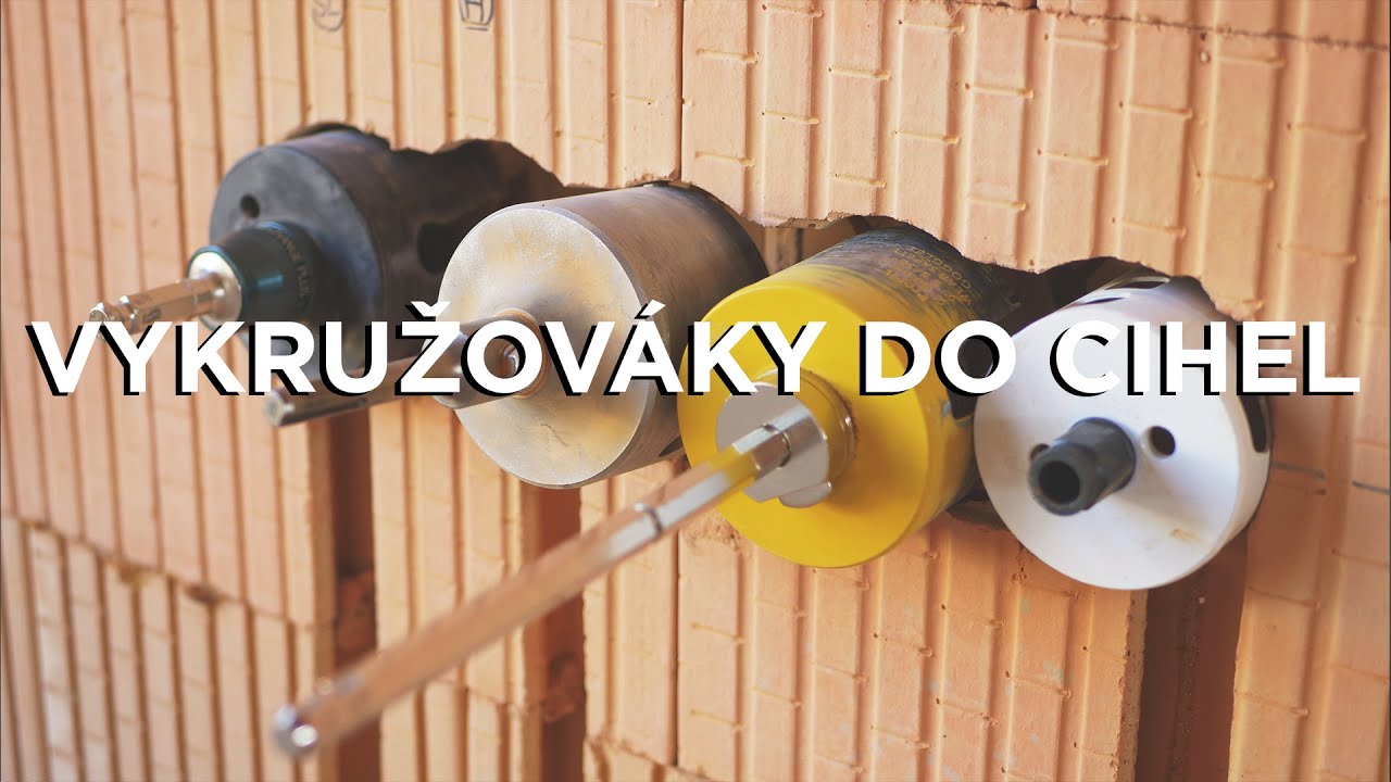 Porovnání vykružováků v cihle