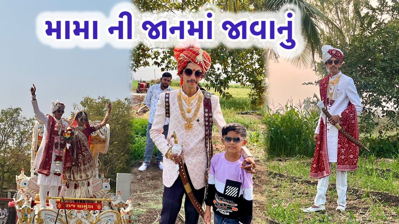 હાર્દિકભાઈ ને મામાની જાનમાં જવાનું છે Hārdikabhā'ī nē māmānī jānamāṁ javānuṁ chē