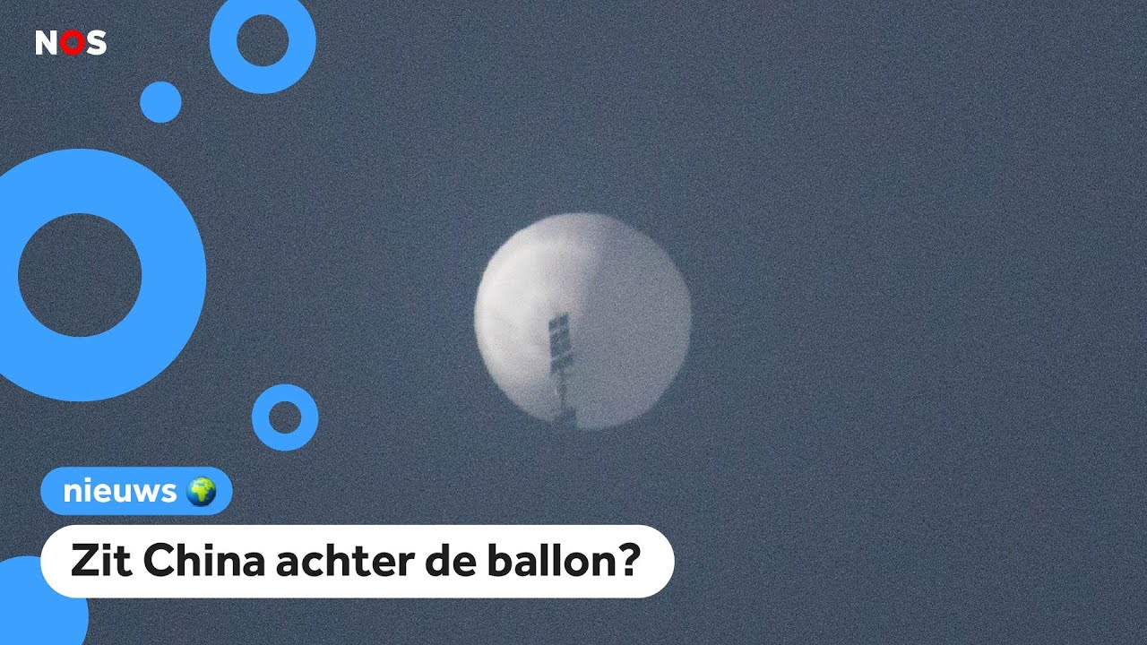 Spionage-ballon zweeft boven de VS