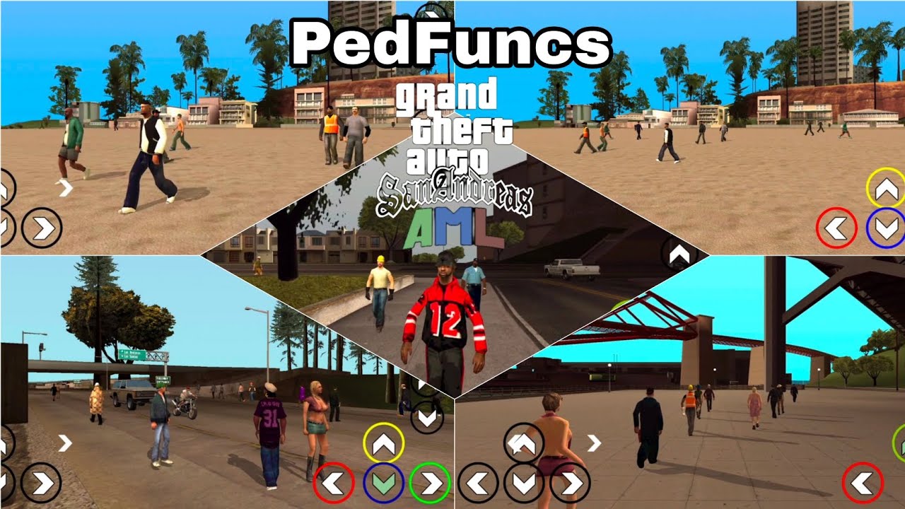 Plugin | PedFuncs For Gta Sa AML Android | add-on Peds Skins