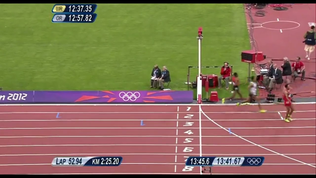Mo Farah wins 5000m Gold at London 2012