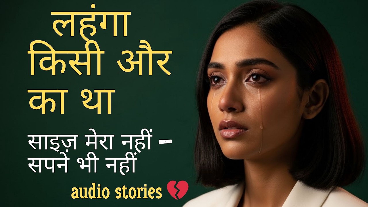 शादी का लहंगा उन्होंने किसी और के लिए खरीदा था। साइज़ मेरा नहीं था 💔 रुला देने वाली कहानी