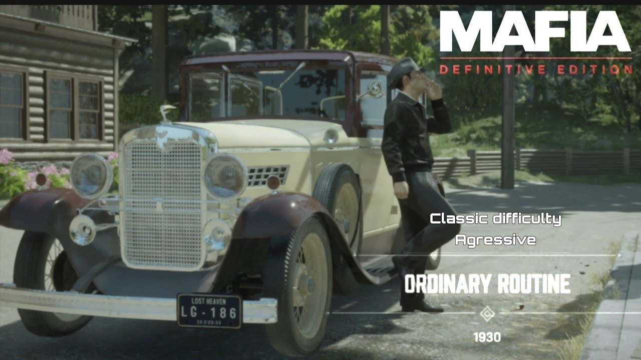 Mafia definitive edition #4 • Aggressive Classic difficulty • Ordinary routine • 4k