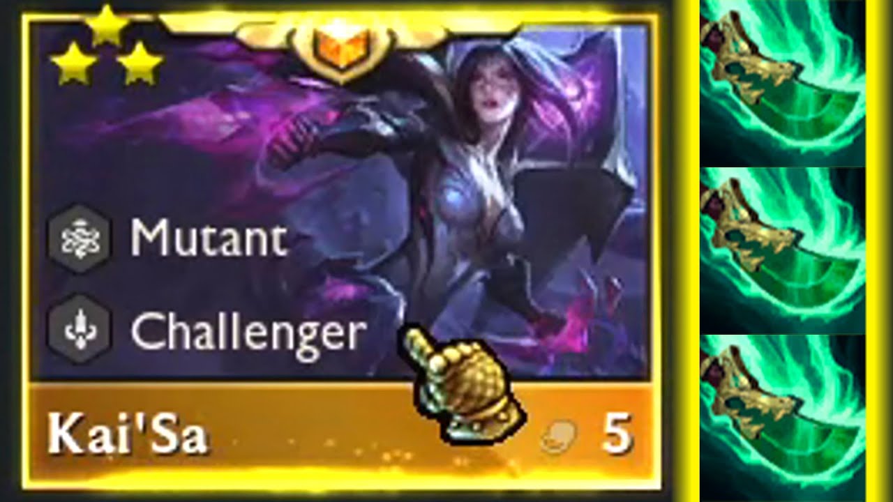 3 Shojin Kai'sa | 3-Star 5 Mutant 3 Socialite | TFT Set 6
