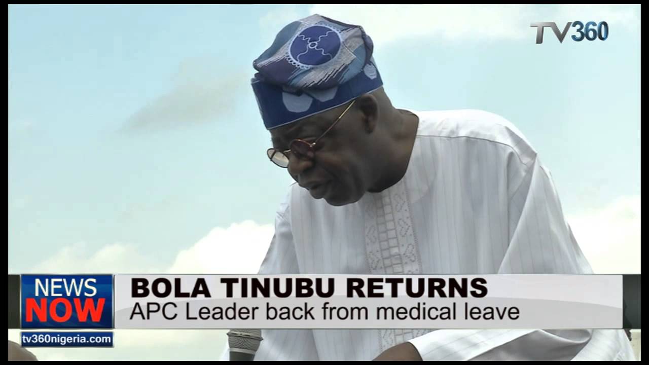 TINUBU RETURNS; BASHES JONATHAN'S PROPOSED NATIONAL CONFAB