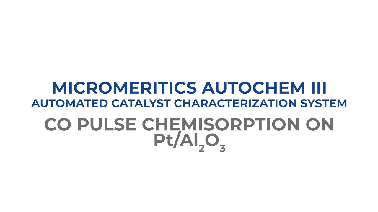 Обучающая серия AutoChem III – Импульсная хемосорбция CO на эталонном материале платино-алюминиев...