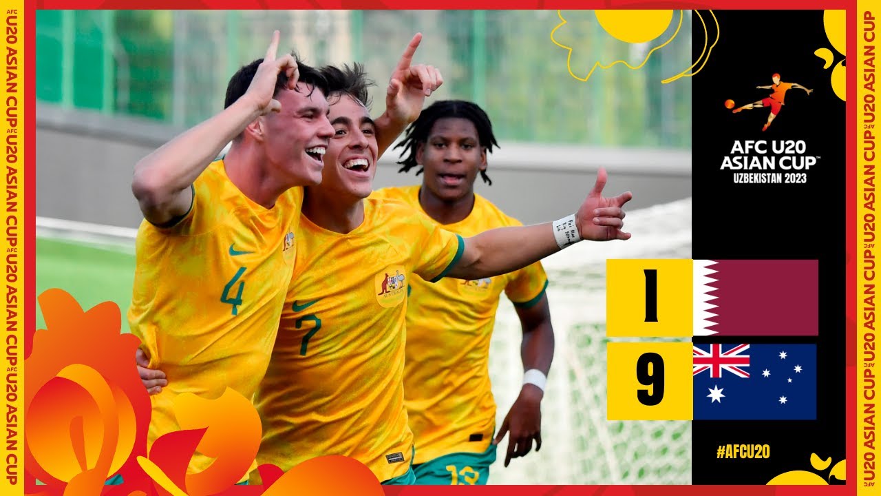 #AFCU20 - Group B | Qatar vs Australia